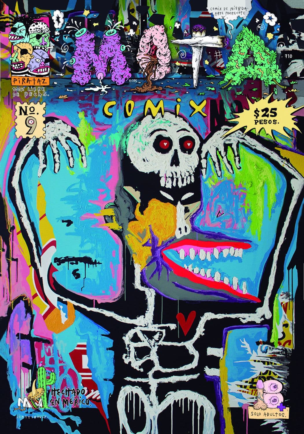 Contratapa de MOTA comix #09