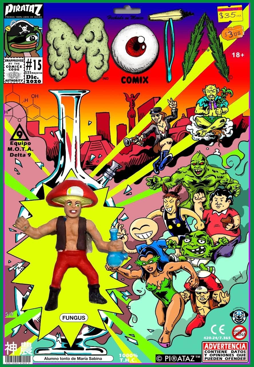 Art toy de Fungus en su blister