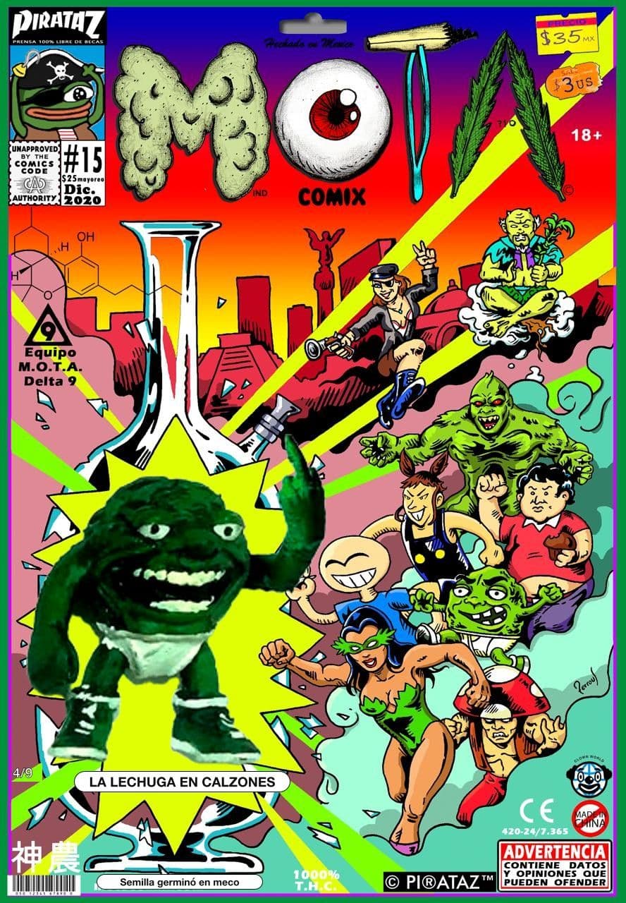 Art toy de La Lechuga en Calzones en su blister