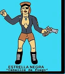 Ilustración de Estrella Negra en el póster