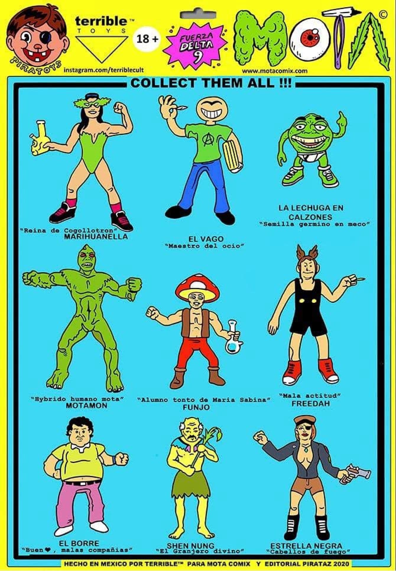 Póster de la colección de art toys