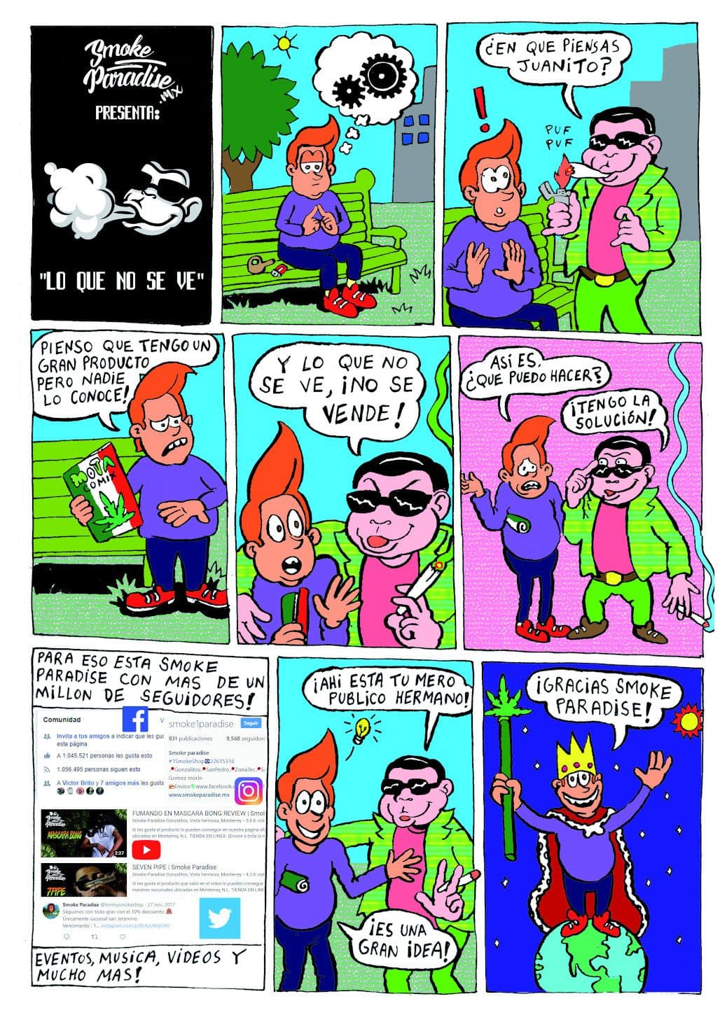 Contratapa de MOTA comix #08